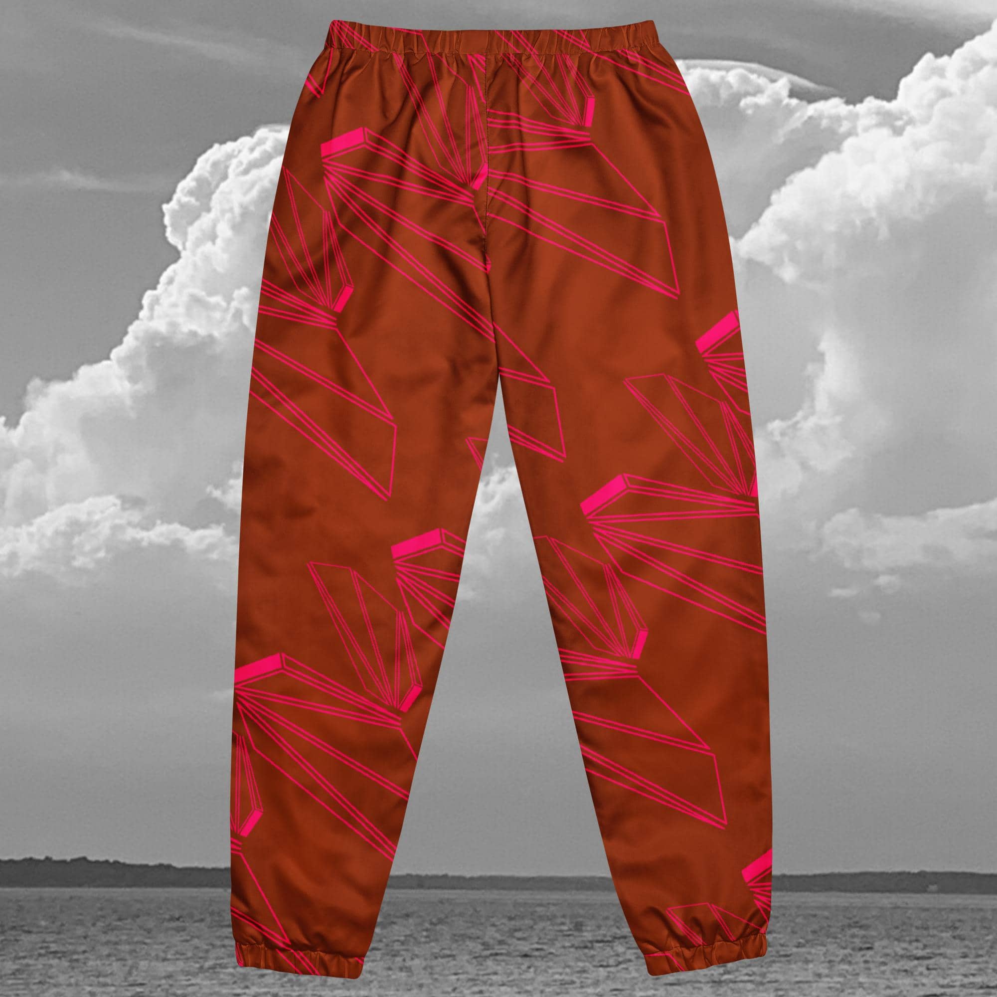 WOMEN'S MAGICIAN BEVEL TRACK PANTS - CAVIAR/WINE